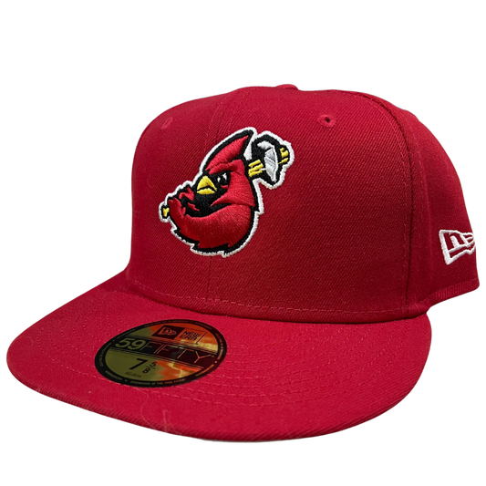 Hamilton Cardinals Bird Logo Red New Era Hat