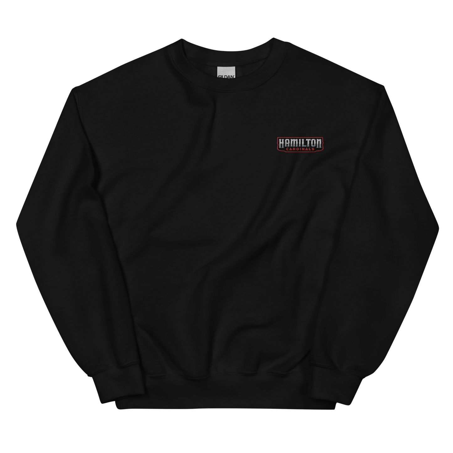 Hamilton Cardinals Embroidered Wordmark Crewneck
