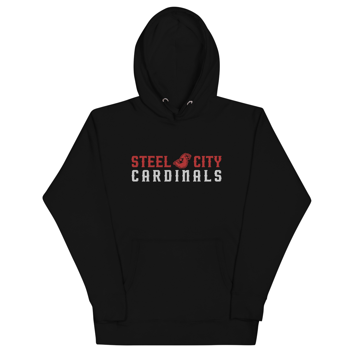 Steel City Cardinals Embroidered Hoodie