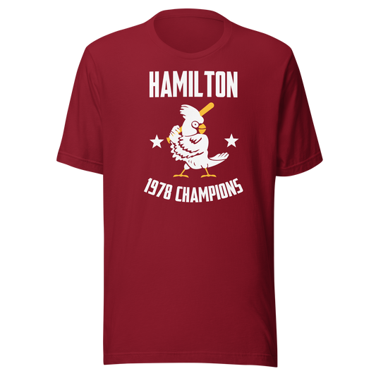 Hamilton Cardinals 1978 Champions Red T-Shirt