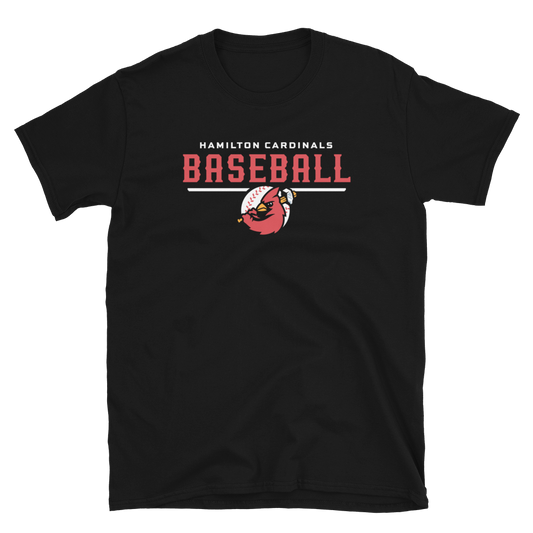 Hamilton Cardinals Baseball Bird Logo T-Shirt