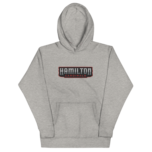 Hamilton Cardinals Wordmark Embroidered Hoodie
